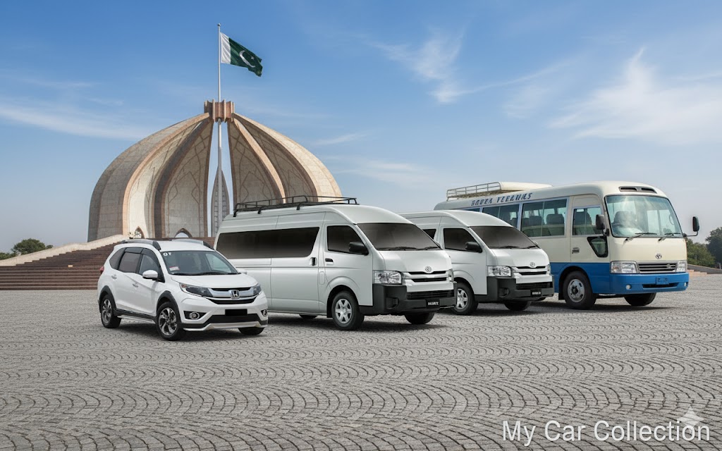 Best rent a car in Rawalpindi - Complete fleet at Pakistan Monument